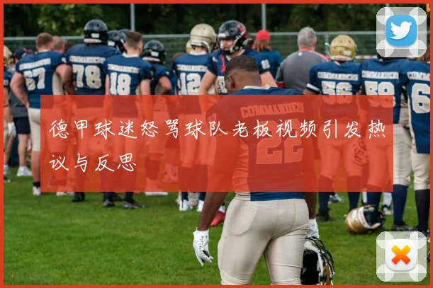 德甲球迷怒骂球队老板视频引发热议与反思